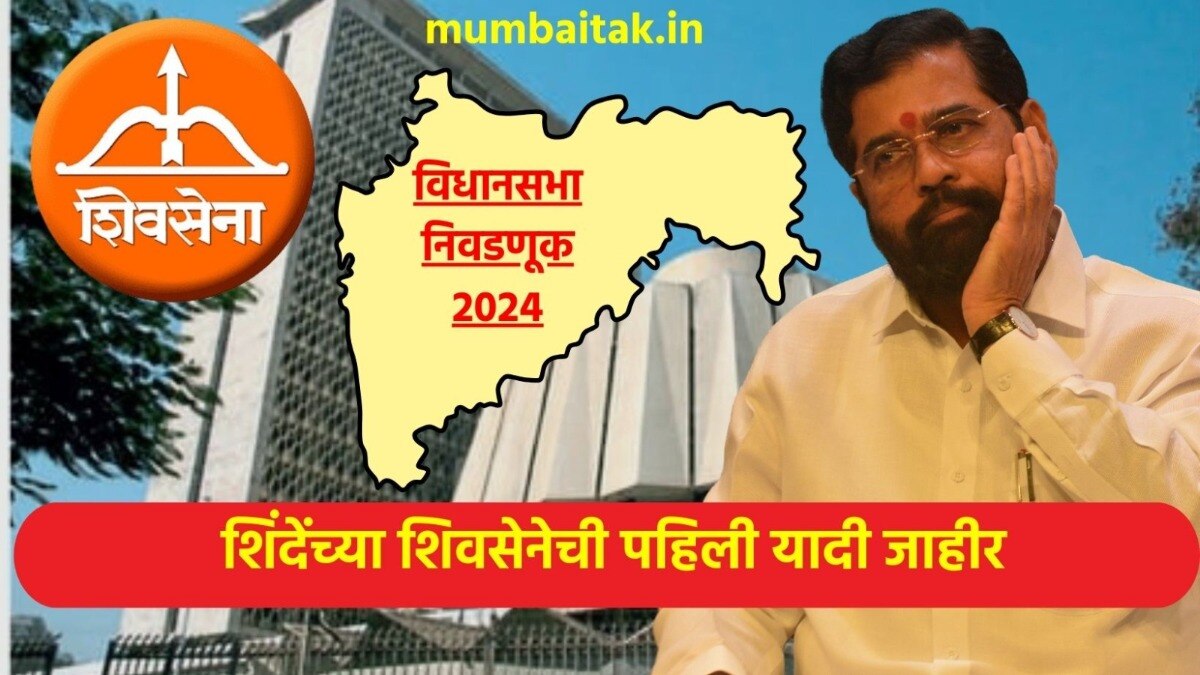Constituency Wise Shiv Sena (Shinde) Candidates: शिंदेंच्या शिवसेनेची पहिली यादी जाहीर