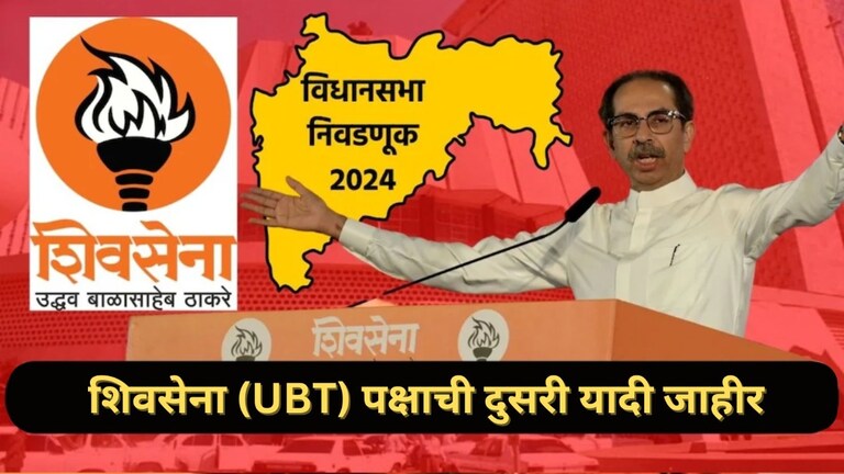 Shiv Sena UBT Candidate List : शिवसेना ठाकरे गटाची दुसरी यादी 'सामना'तून जाहीर! वाचा एका क्लिकवर... Mumbai Tak