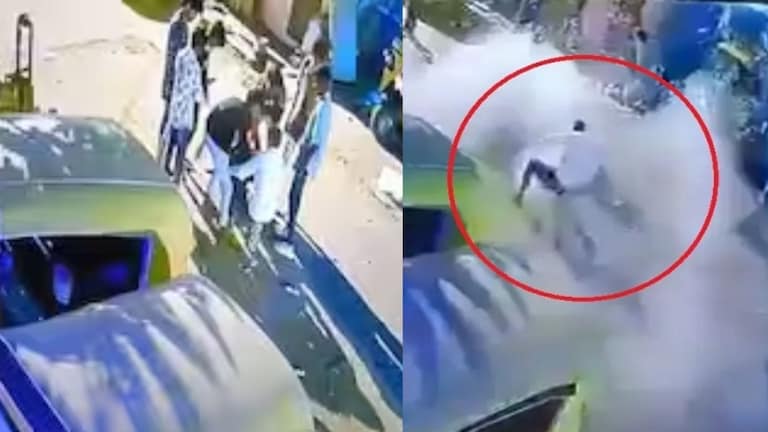 Viral Video: जळत्या फटाक्यावर बसला अन्..., तरुणाने पैज लावली अन् गमावला जीव; थरार कॅमेरात कैद Mumbai Tak