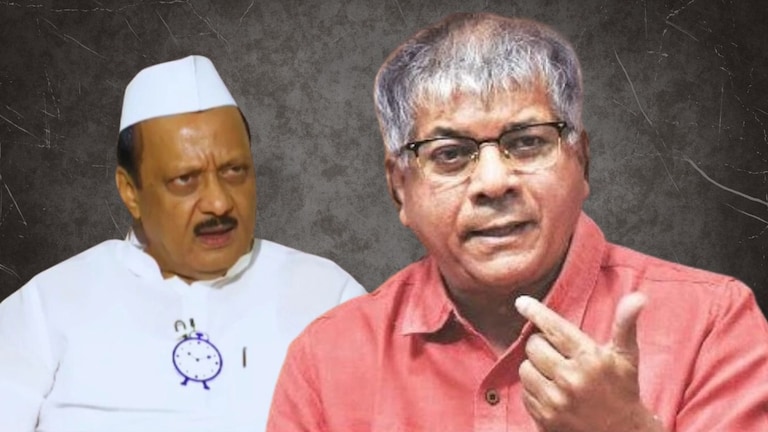 Prakash Ambedkar : ...तर अजित पवारांनी आमच्यासोबत यावं, प्रकाश आंबेडकरांनी का दिली ऑफर?  Mumbai Tak