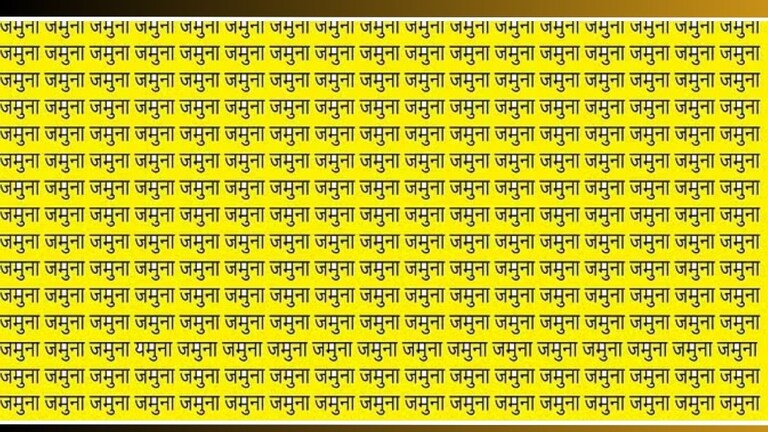 Optical Illusion IQ Test: जमुनाच्या गर्दीत लपलेय 'यमुना', कोणा कोणाला दिसली नाही? क्लिक करून बघा Find Yamuna Word In This Optical Illusion Photo