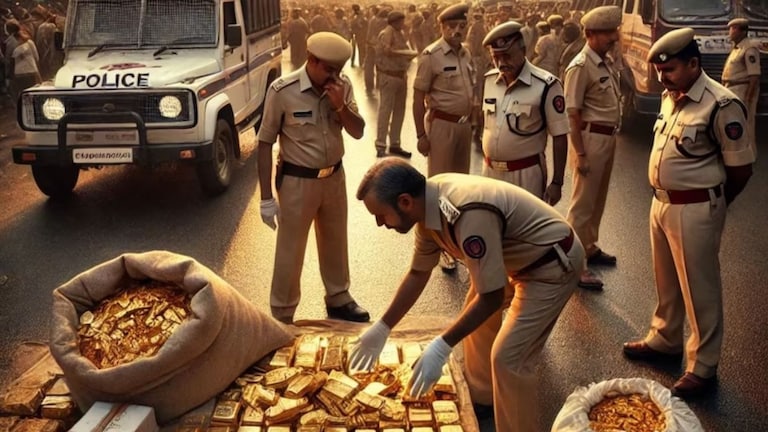 Nagpur : निवडणुकीच्या तोंडावर नागपूरमध्ये 14 कोटींचं सोनं जप्त, गुजरातहून आणल्याची माहिती AI Image