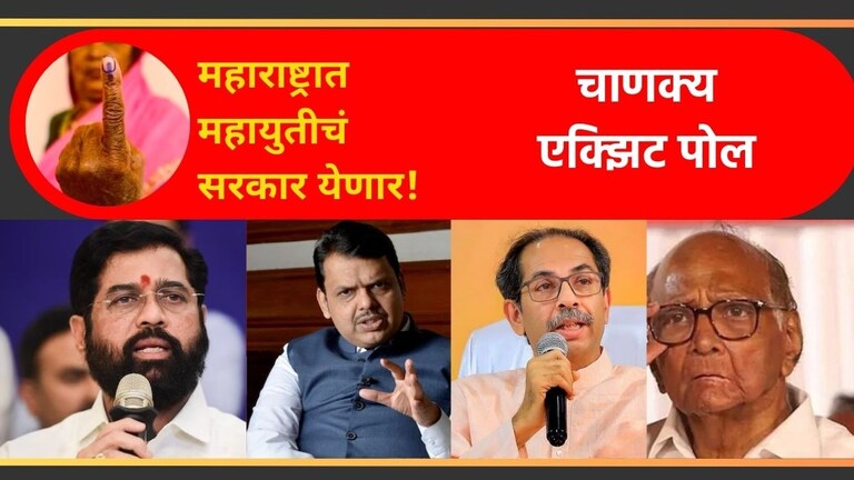 राज्यात महायुतीचा झेंडा फडकणार! MVA ला फक्त 'इतक्या' जागा मिळणार, 'Chanakya Exit Poll'ने उडवली खळबळ Today Chanakya Exit Poll 2024 Latest News