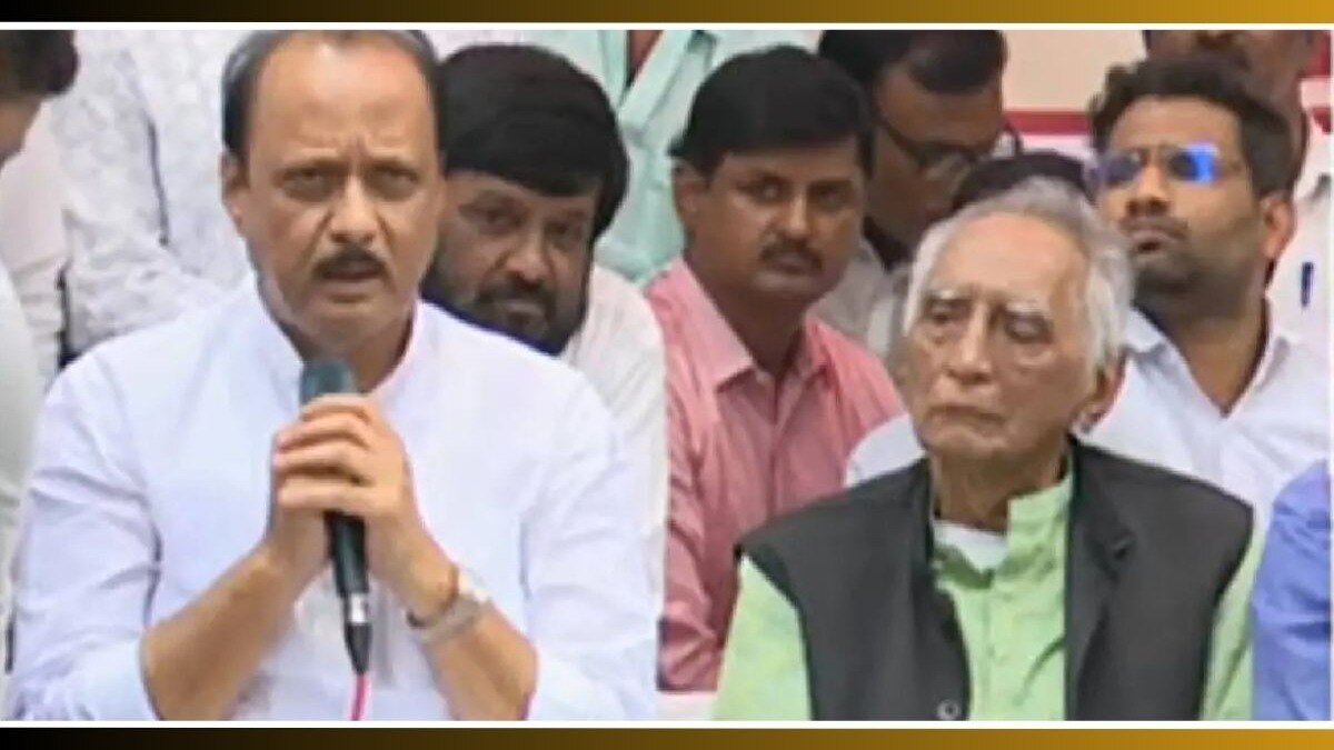 Ajit Pawar Meets Baba Adhav 