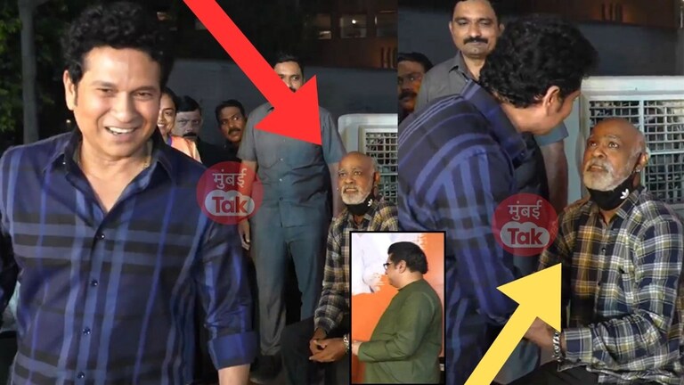 Sachin Tendulkar meets Vinod Kambli : स्टेजवर विनोद कांबळीला पाहताच भेटायला गेला 'सचिन'; राज ठाकरेंनी... Mumbai Tak