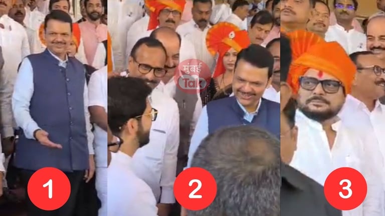 Aaditya Thackeray meets Devendra Fadnavis : आदित्य ठाकरेंनी फडणवीसांशी हात मिळवला, पण गुलाबरावांना इग्नोर... Mumbai Tak