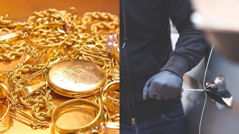 Thane Jewellery Shop Robbery : ठाण्यात मध्यरात्री भला मोठा दरोडा, कोट्यवधींचं सोनं लंपास, सोनाराला 'ही' चूक नडली? Mumbai Tak