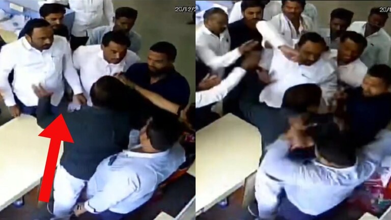 Beed Crime News : बीडमध्ये चाललंय तरी काय? अजित पवार NCP च्या माजी नगरसेविकेच्या पुत्रानं कर्मचाऱ्याला मारलं Mumbai Tak
