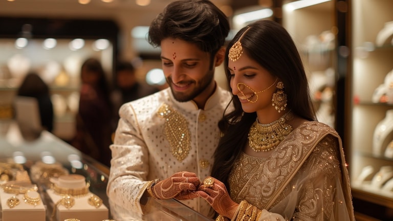 21 December 2024 Gold Rate: अहो राव! काय मस्त आहे सोन्याचा भाव; मुंबईसह 'या' शहरांमध्ये सोन्याचे भाव घसरले गोल्ड सिल्व्हर रेट (प्रतिनिधी प्रतिमा).