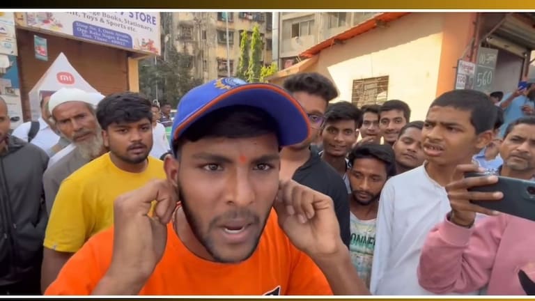 Viral Video: "मुंब्रा बंद करून टाकेन..."; मराठी भाषेवरून मुंब्य्रात राडा; मराठी तरुणालाच मागायला लावली माफी Mumbra Marathi Boy Conflict Viral Video