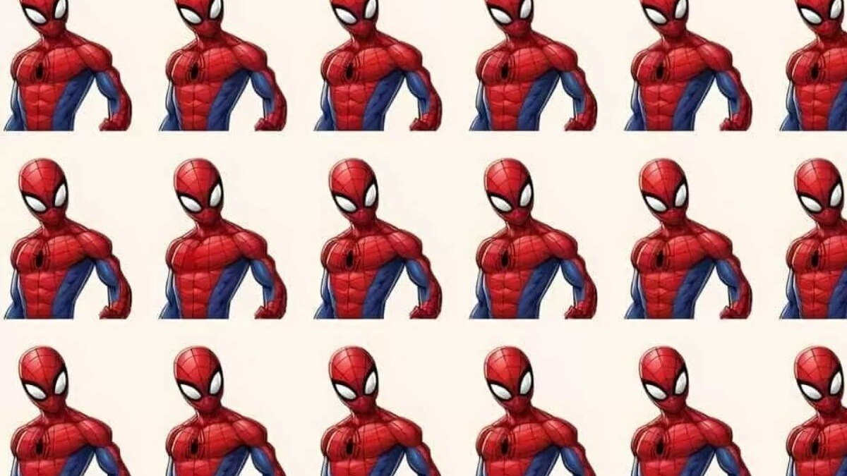 Spiderman Optical Illusion Test