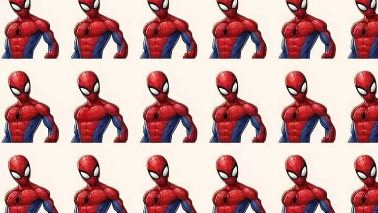 Optical Illusion: स्पायडरमॅनच्या खऱ्या गँगमध्ये लपलाय एक खोटा 'SPIDERMAN'; पण कुठे? एका क्लिकवर पाहा Spiderman Optical Illusion Test