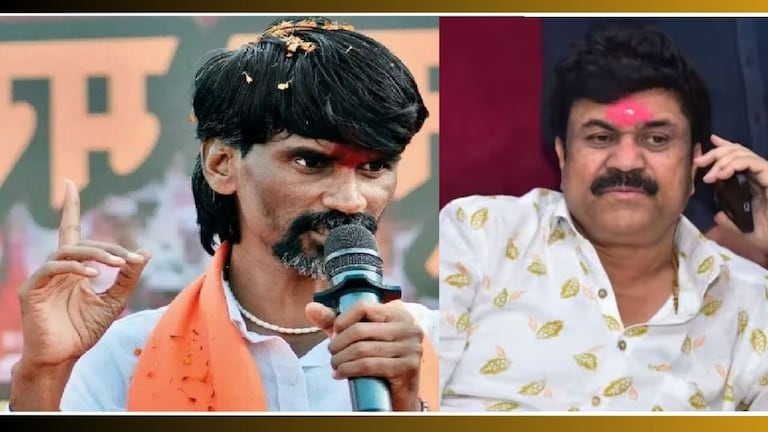 Manoj Jarange : 'मुख्यमंत्री साहेब..यांचा माज उतरवायला आम्हाला...', वाल्मिक कराड समर्थकांना मनोज जरांगेंचा इशारा Manoj Jarange On Walmik Karad And Dhananjay Munde