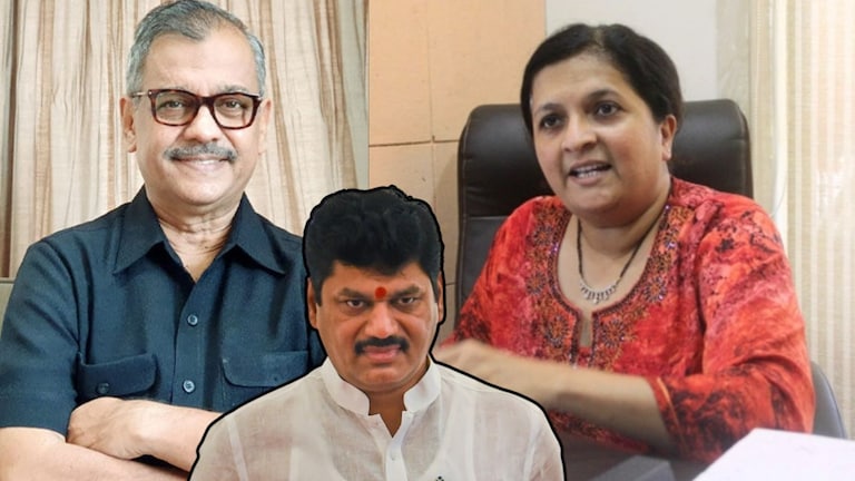 Anjali Damania : DCC बँक घोटाळ्यात उज्ज्वल निकमांच्या मुलाकडूनच मुंडेंची वकिली? दमानियांचा दावा काय? Mumbai Tak