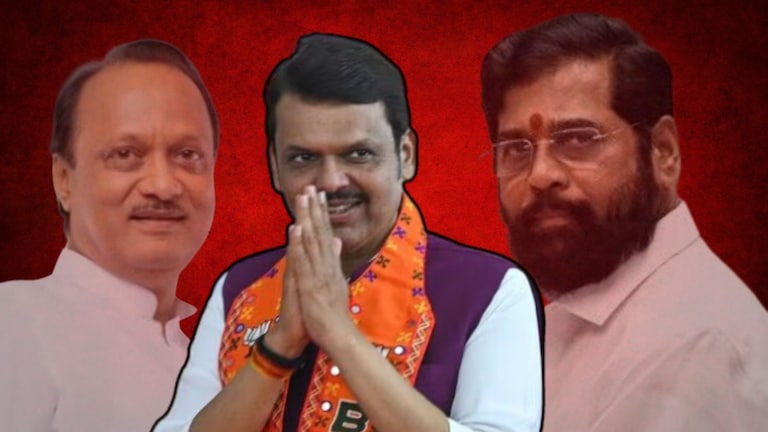 सर्वात मोठी बातमी! फडणवीस सरकारच्या पालकमंत्र्यांची यादी जाहीर, सर्व नावं वाचा एका क्लिकवर BJP leader Devendra Fadnavis, NCP's Ajit Pawar, and caretaker Chief Minister Eknath Shinde.
