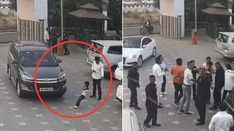 Nashik : पार्किंगमध्ये खेळताना कारखाली चिरडल्या गेलेल्या 4 वर्षीय चिमुकल्याचा मृत्यू, घटना CCTV मध्ये कैद Mumbai Tak