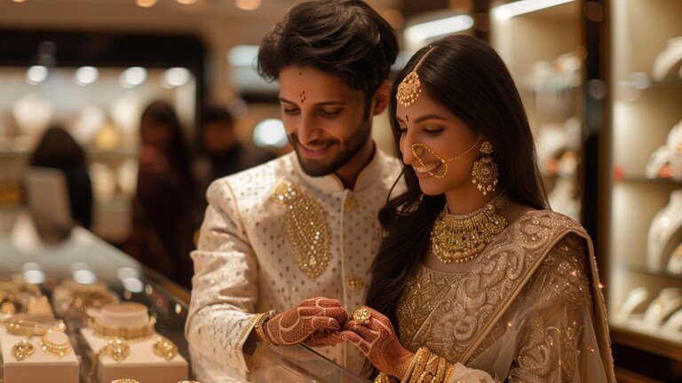 12 February 2025 Gold Rate : थांबा जरा..लग्नसराईत सोनं-चांदी खरेदी करताय? मुंबईसह 'या' शहरांतील भाव तर वाचा सोने चांदीचा दर (प्रतिनिधी प्रतिमा).