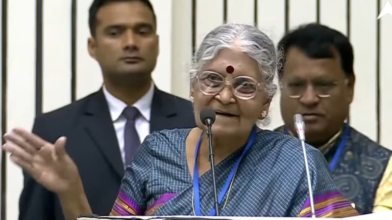 "ज्यादिवशी आईने पहिली ओवी आपल्या बाळाला...", मराठी साहित्य संमेलनात डॉ. तारा भवाळकरांचं सर्वात मोठं विधान Dr Tara Bhavalkar Speech