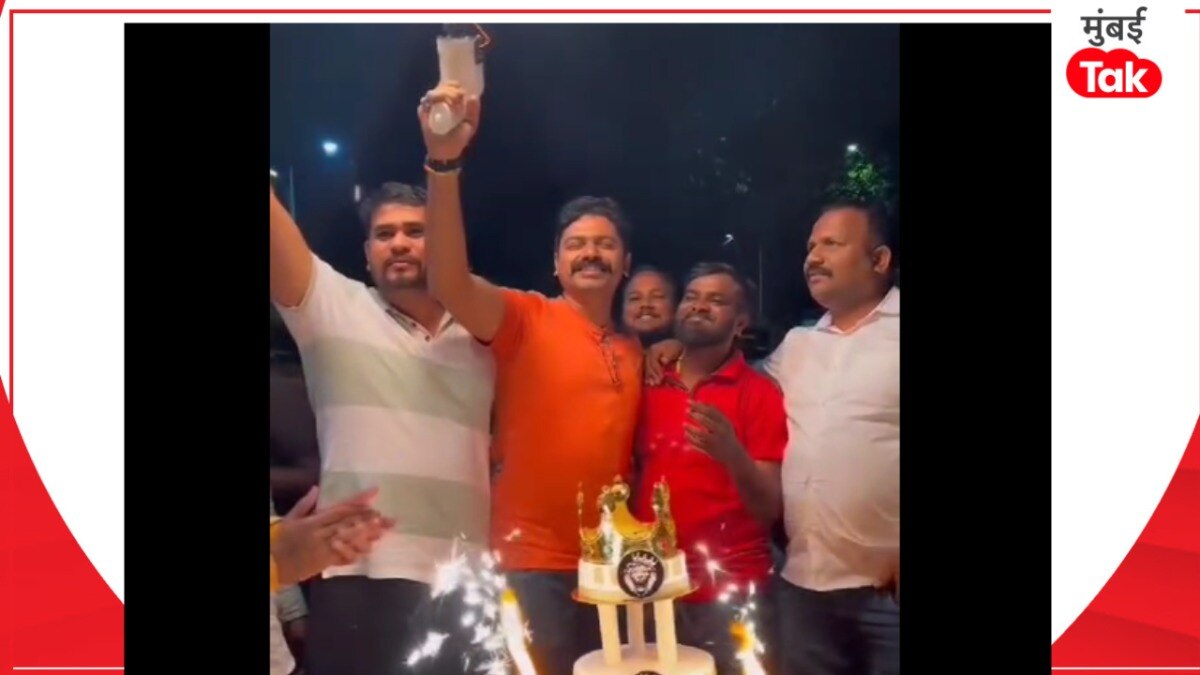 पुण्यातील पोलीस अधिकाऱ्याचं गुन्हेगारांसोबत बर्थ डे सेलिब्रेशन?
