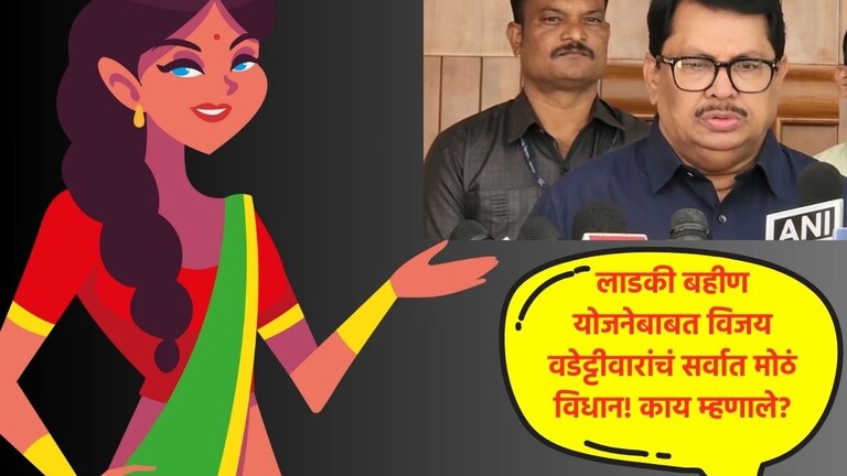 Vijay Wadettiwar : "27 लाख लाडक्या बहिणींना बाद केलं आणि...", विजय वडेट्टीवारांनी महायुती सरकारचा हिशोबच मांडला Vijay Wadettiwar On Ladki Bahin Yojana