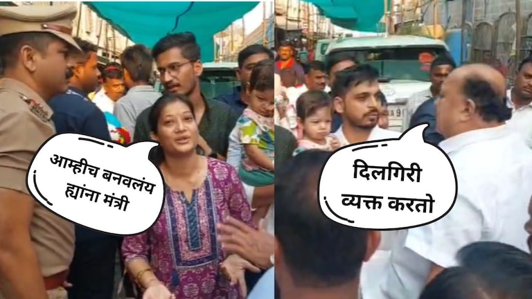 Pandharpur : विठुरायाच्या दारातले पंखे फक्त मंत्र्यांसाठी? महिलेनं मुश्रीफांना जाब विचारला Mumbai Tak