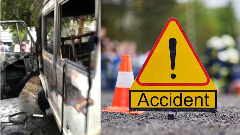 Pune Bus Fire : चालती बस पेटली, सिमेंट ब्लॉकला धडकली, 4 जणांचा होरपळून मृत्यू, भयावह दृश्य समोर Mumbai Tak