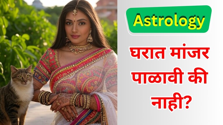 मांजर पाळणं शुभ की अशुभ? मांजर पाळल्याने घरात नेमकं होतं तरी काय मांजर पाळणं शुभ की अशुभ?