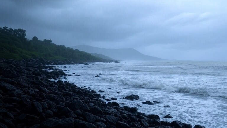 Maharashtra Weather Today: रत्नागिरी, सिंधुदुर्गात पावसाची शक्यता, तुमच्या जिल्ह्यात कसं आहे वातावरण? Maharashtra Weather Today (फोटो सौजन्य: Grok AI)