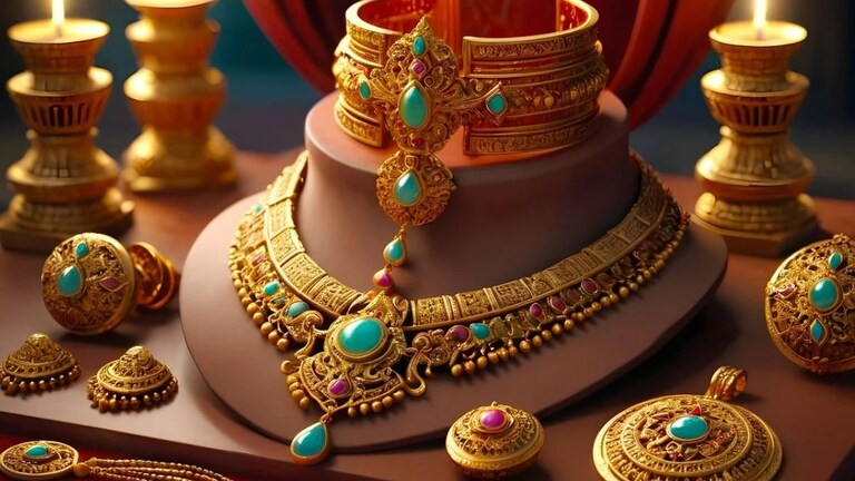 4th April 2025 Gold Rate : ग्राहकांच्या खिशाला लागणार कात्री! एप्रिल महिन्याच्या सुरुवातीलाच सोन्या-चांदीचे दर कडाडले Today Gold Rate In India (फोटो सौजन्य - AI)