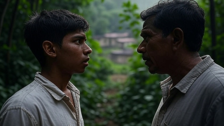 मुलाने वडिलांचा जीव घेतला, ओढणीने गळा आवळला अन्... हत्येचं नेमकं कारण काय? मुलानेच केली वडिलांची हत्या (प्रातिनिधिक फोटो, सौजन्य: Grok)