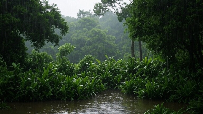 Maharashtra Weather : पालघर, ठाणे, मुंबई, रायगडमध्ये हलका पाऊस बरसणार! 'या' जिल्ह्यांना बसणार वादळाचा तडाखा! Maharashtra Weather Today (फोटो- GROK AI)