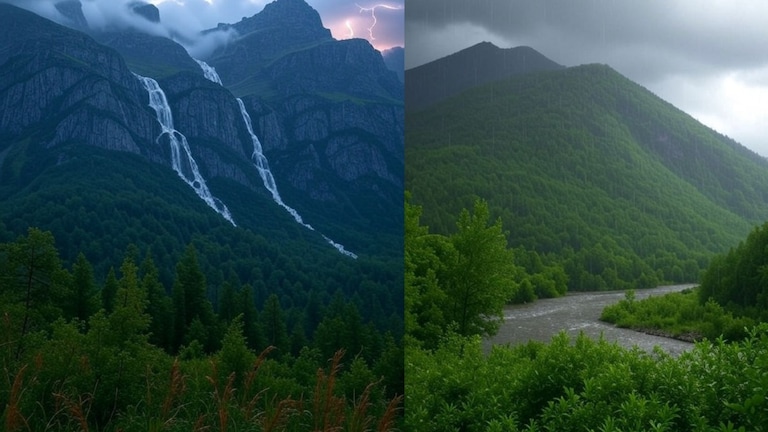कोकणासह रायगड, रत्नागिरीत पाऊस घालणार थैमान! 'या' जिल्ह्यांमध्ये वाहणार सोसाट्याचा वारा Maharashtra Weather Update Heavy Rain in Raigad, Ratnagiri along with Konkan