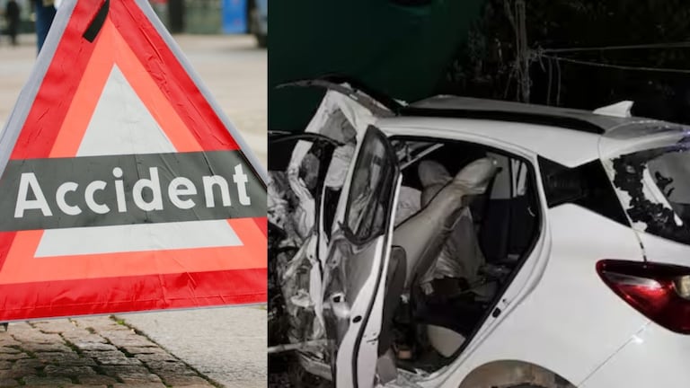 भरधाव कार बंगल्याला धडकली, 5 जण जागीच ठार, लग्नावरुन येताना काळाचा घाला, नेमकं काय घडलं? Mumbai Tak