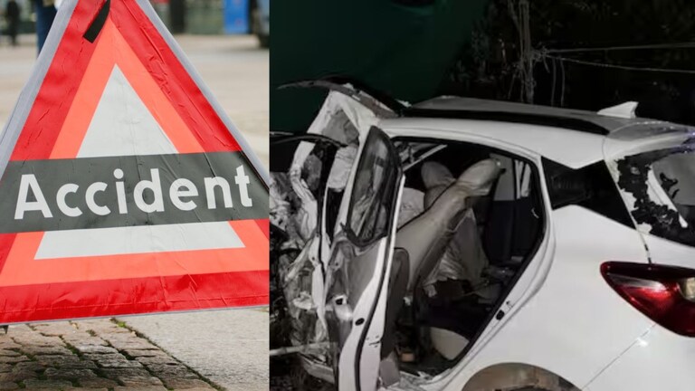 भरधाव कार बंगल्याला धडकली, 5 जण जागीच ठार, लग्नावरुन येताना काळाचा घाला, नेमकं काय घडलं? Mumbai Tak