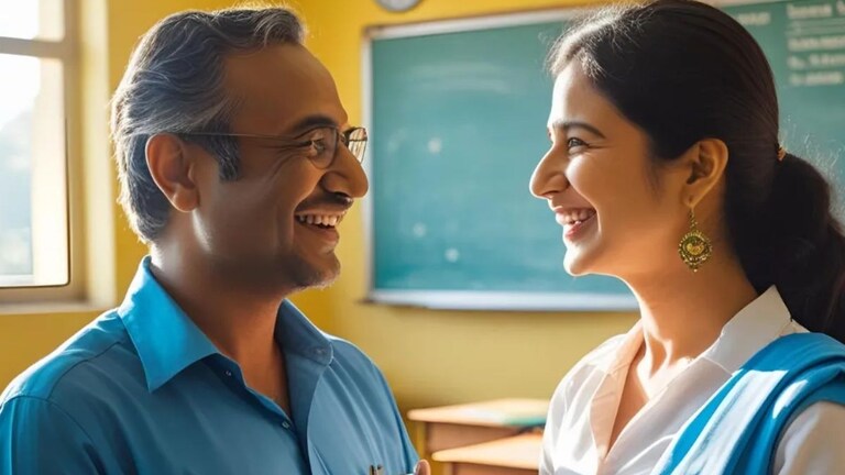 आरारारारा खतरनाक! मुख्याध्यापकाने प्रयोगशाळेला बनवलं बेडरूम..शिक्षिकेसोबत केला मोठा कांड! CCTV मध्ये.. School Principal Viral News (फोटो - GROK AI)