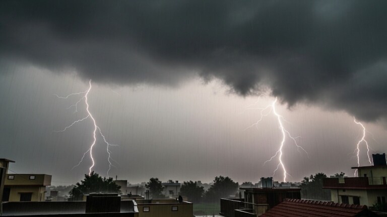 विजांचा कडकडाट..वादळी वारे अन् मुसळधार पाऊस! मुंबई-ठाण्यात 'या' भागात बरसणार? कसं आहे आजचं हवामान? छत्तीसगड हवामान इशारा: स्थानिक प्रणालीमुळे मान्सूनला ब्रेक लागला, हवामान बदलले; ९ जिल्ह्यांमध्ये वादळ आणि विजांचा इशारा