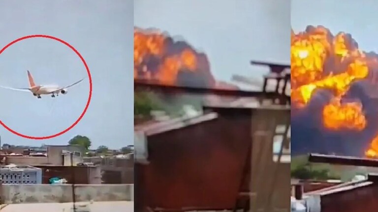 एअर इंडियाचं विमान नव्हे तर आगीचा गोळा, अपघाताचे हादरवून टाकणारे Videos एअर इंडिया विमान अपघाताचे हादरवून टाकणारे Videos