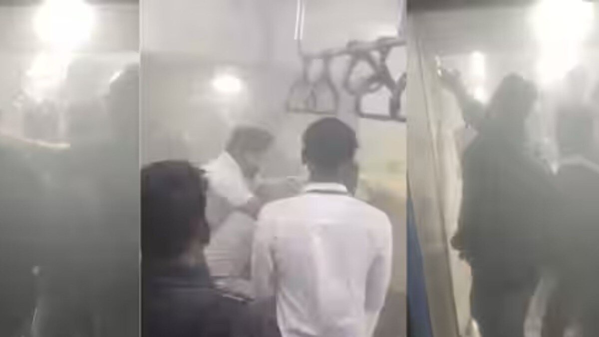 पुणे-दौंड मार्गावर धावत्या ट्रेनला आग