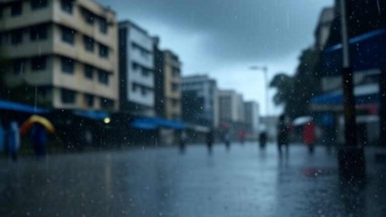 Mumbai Weather: मुंबईत मुसळधार पावसाचा अंदाज, लोकल ट्रेनवर होऊ शकतो परिणाम Mumbai Weather (फोटो सौजन्य: Grok)