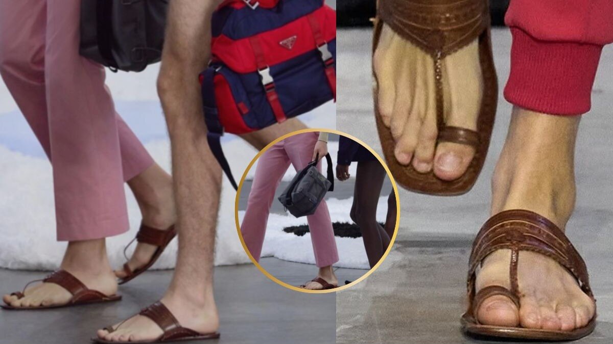 Parada ने लॉन्च केली 1 लाखांची 'कोल्हापुरी चप्पल', पण भारताला श्रेयच नाही... 