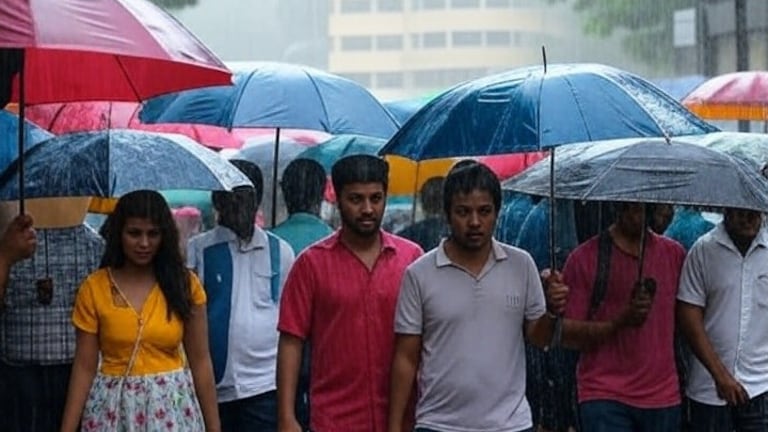 Mumbai Weather: मुंबईत पावसाचा जोर वाढणार, लोकल ट्रेनचं वेळापत्रक कोलमडणार? Mumbai Weather: मुंबईत पावसाचा जोर वाढणार