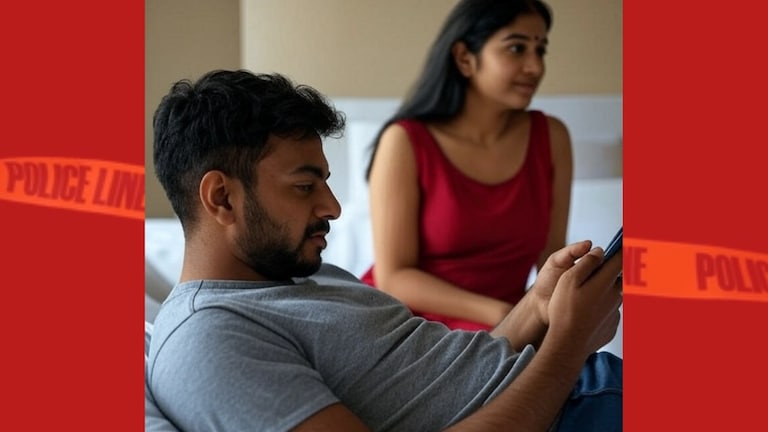 'अहो रात्री मोबाइल पाहू नका, गप्प..', बेडरुममध्ये येताच पत्नी असं म्हणाली अन् नको ते घडलं! पतीने केली पत्नीची हत्या (प्रातिनिधिक फोटो)