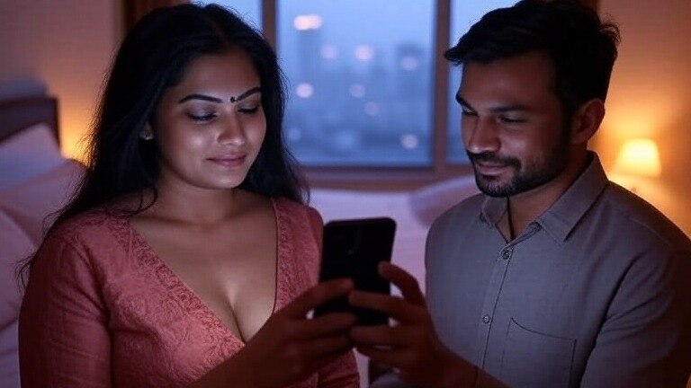 पत्नी प्रियकरासोबत अनैतिक संबंध करतानाचे फोटो पतीला सापडले (प्रातिनिधिक फोटो, सौजन्य: Grok)