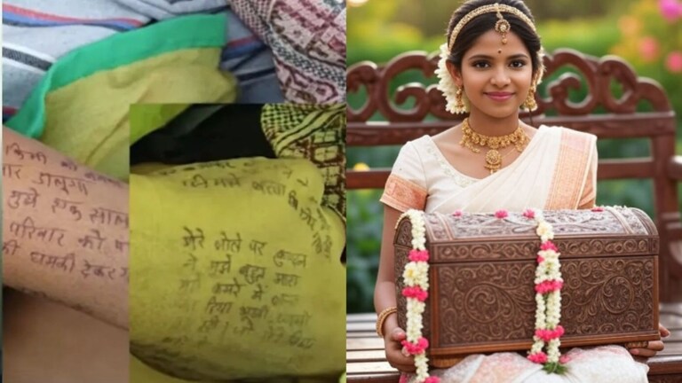 'बुलेट नको मला थारच पाहिजे', नव विवाहित महिलेने अंगावरच लिहिली आयुष्य संपवणारी नोट.. dowry news