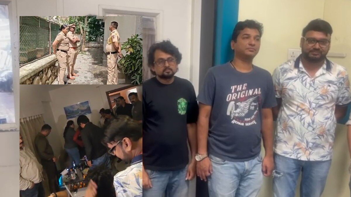 पुण्यात खळबळ! पोलिसांचा रेव्ह पार्टीवर छापा, एकनाथ खडसेंचे जावई प्रांजल खेवलकरांसह 6 जणांना अटक! Pune Rave Party, Pranjal Khewalkar Arrest