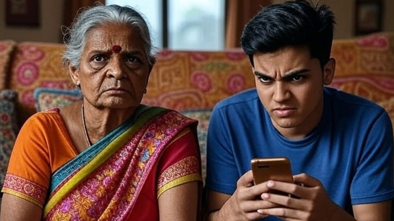 ऑनलाईन गेमचा नाद लय बेक्कार.. आजी बोलली 'बाळा खेळू नको', नातवाने थेट आजीलाच... online game case grandson kills grandmother over online game
