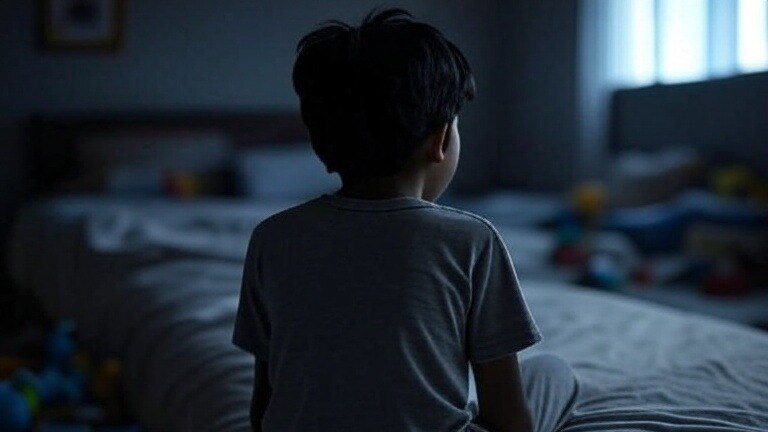 a boy committed suicide due to an online game incident indoor