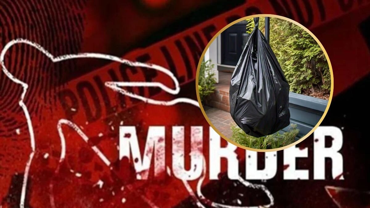 रस्त्याच्या कडेला प्लॅस्टिक पिशव्या, उघडून पाहिलं तर तुकड्यांमध्ये...