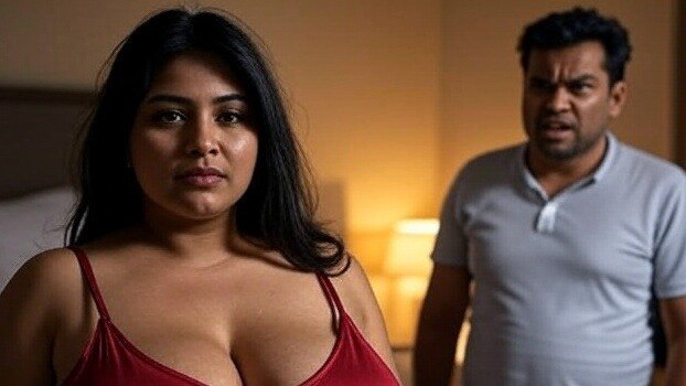 Suspecting an immoral relationship the husband first strangled his wife and then also killed the sleeping daughters