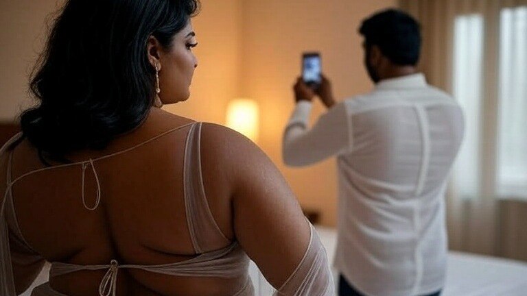 young man captured nude bathing video of a girl and woman in neighbors house police nabbed culprit 